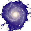 Fibonacci spiral in a galaxy
